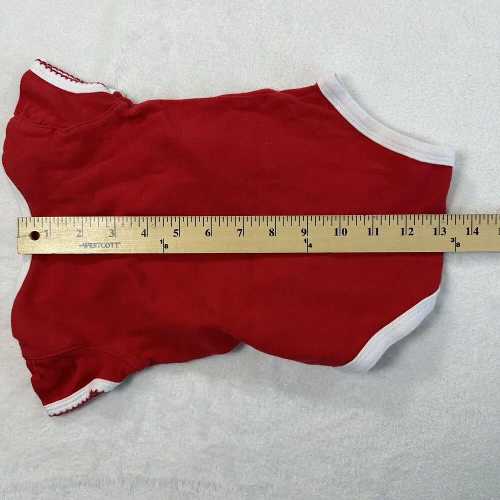 Chicago Cubs Infant Baby‎ Girl Bodysuit 3-6 Months Red Majestic MLB Bodysuit